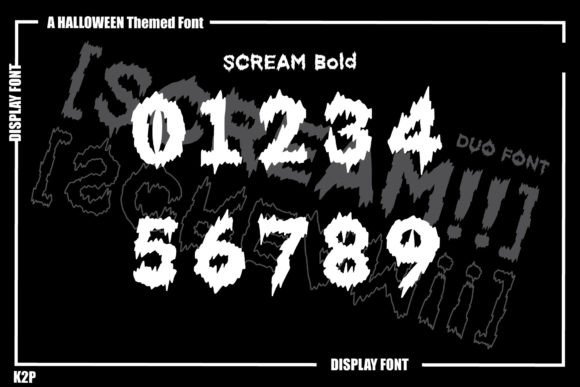 [scream!!] Font PNG with transparent background - Preview 5