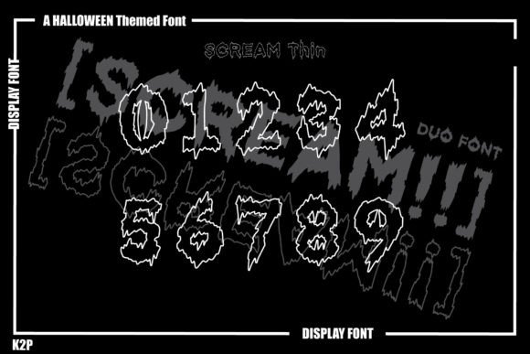 [scream!!] Font PNG with transparent background - Preview 6