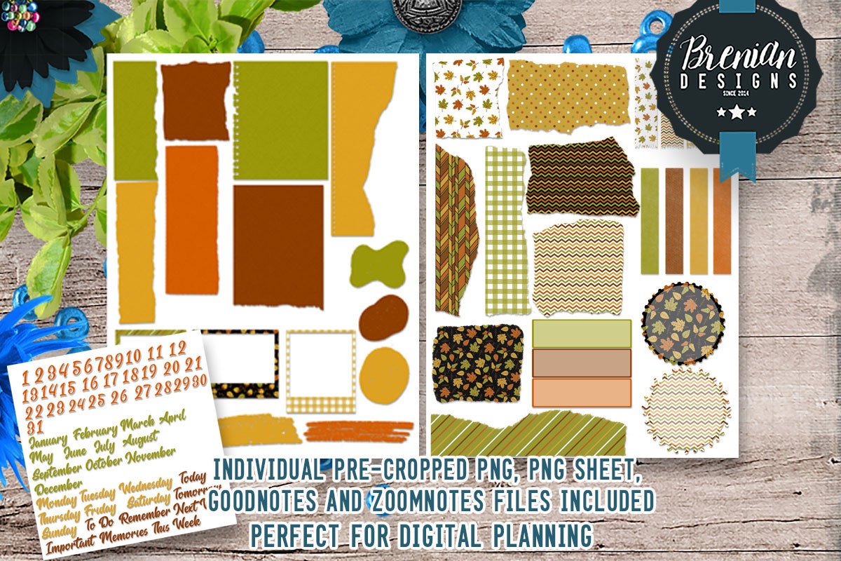 Autumn Moments Bullet Journal Graphic by Bren Wotherspoon · Creative ...