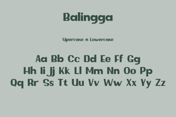 Balingga Font - Preview 3