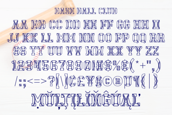 Baseball Club Font - Preview 3