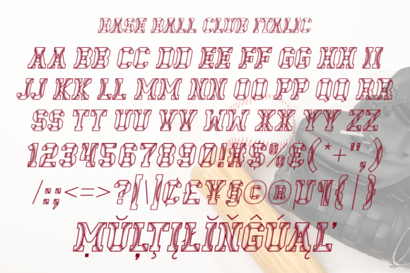 Baseball Club Font - Preview 4