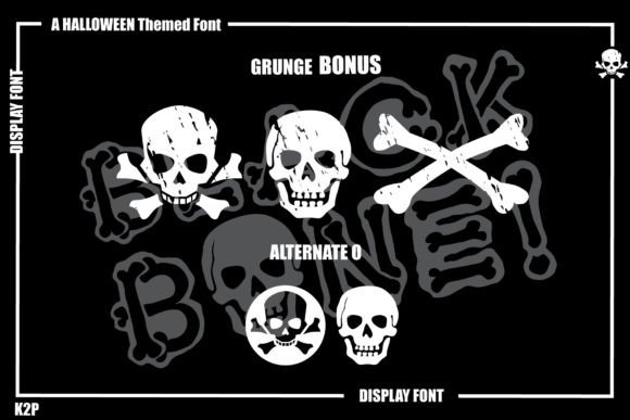 Black Bone! Font - Preview 6