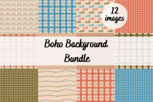 Boho Background Bundle Graphic by sandrofanton · Creative Fabrica