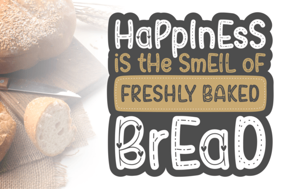 Bread & Cookies Font - Preview 2