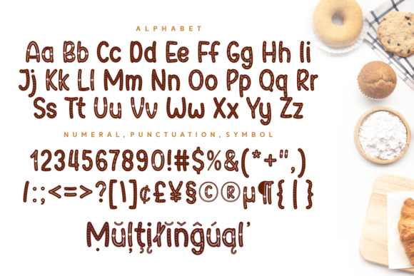 Bread & Cookies Font - Preview 6