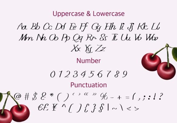 Cherry Font - Preview 1