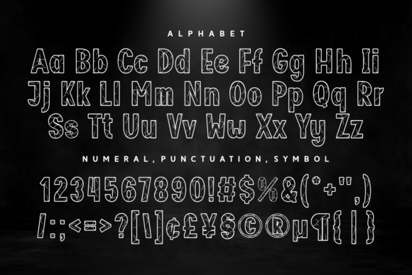 Crack Stone Font - Preview 3