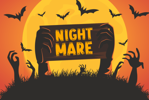 Creepy House Font - Preview 1