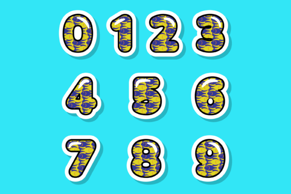 Fish Pattern Font - Preview 2