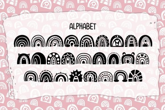 Funny Rainbow Font - Preview 1