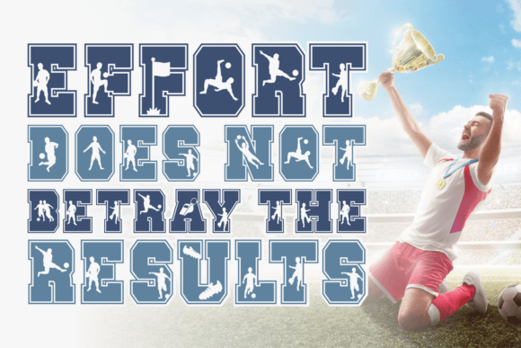 Great Soccer Font - Preview 4