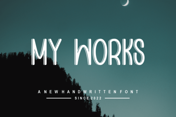 Gussblom Shadow Font PNG with transparent background - Preview 1