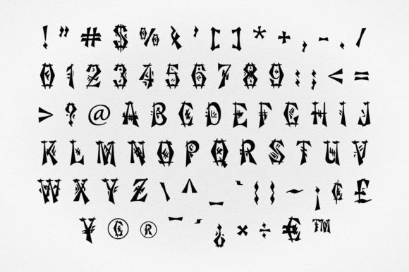 Hibachi Font PNG with transparent background - Preview 2
