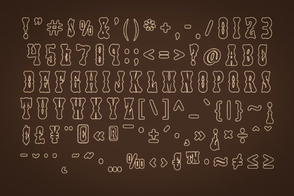 Jukebox Hero Font PNG with transparent background - Preview 2