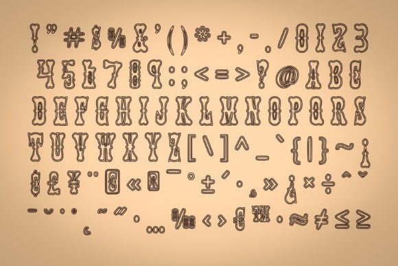 Jukebox Hero Font PNG with transparent background - Preview 3
