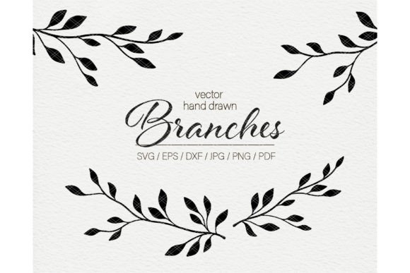Laser Cut Branch Vector File Laser Cut Graphic Icons By DigitalArsiart