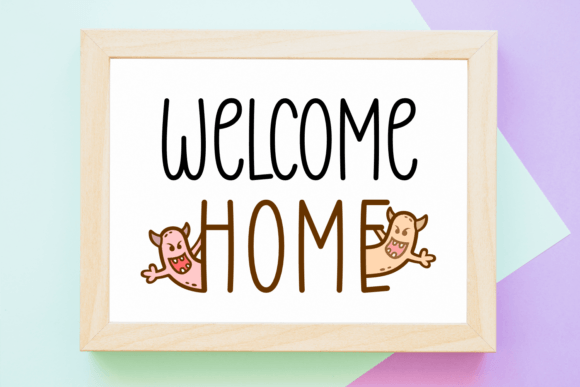 Monela Font font preview - 1