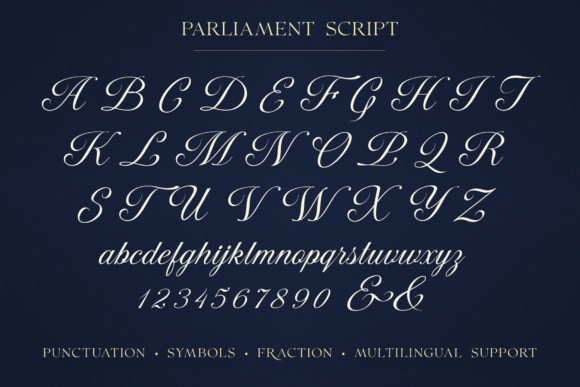 Parliament Font PNG with transparent background - Preview 5