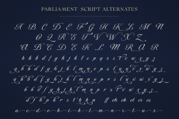 Parliament Font PNG with transparent background - Preview 6