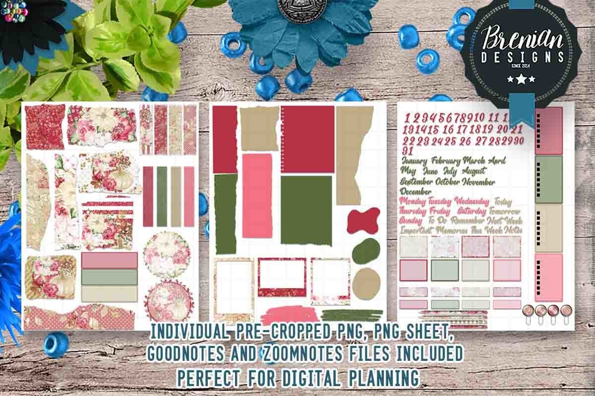 Pumpkin Blooms Bullet Journal Graphic by Bren Wotherspoon · Creative ...