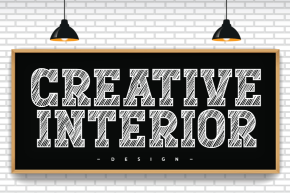 Sketch Chalk Font PNG with transparent background - Preview 3