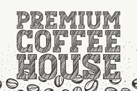 Sketch Chalk Font PNG with transparent background - Preview 4