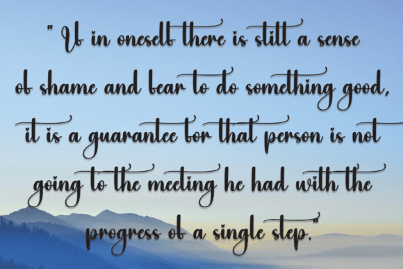 Author Font - Preview 5