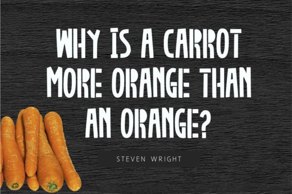 Fresh Carrot Font - Preview 2