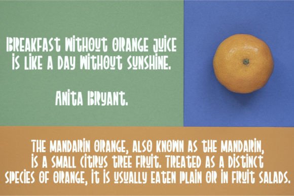 Fresh Carrot Font - Preview 4