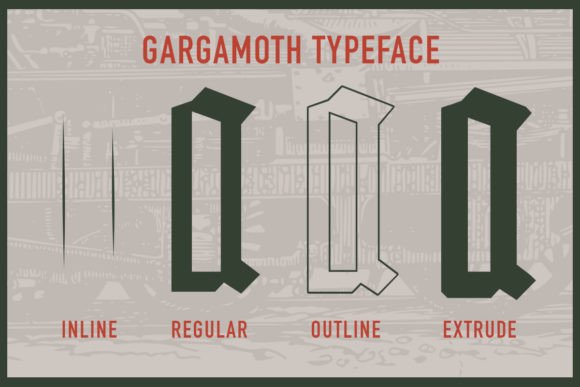 Gargamoth Font - Preview 1