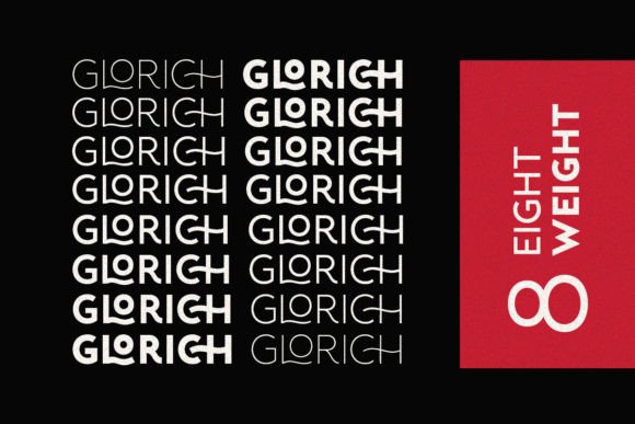 Glorich Font - Preview 1