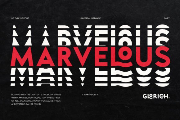 Glorich Font - Preview 5