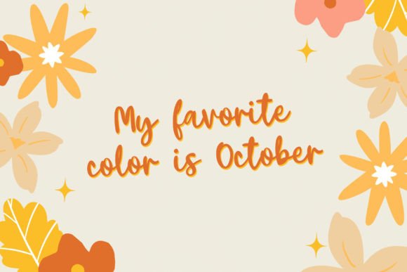 Gold Shery Font - Preview 1