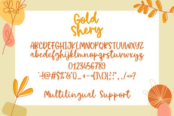 Gold Shery Font - Preview 5