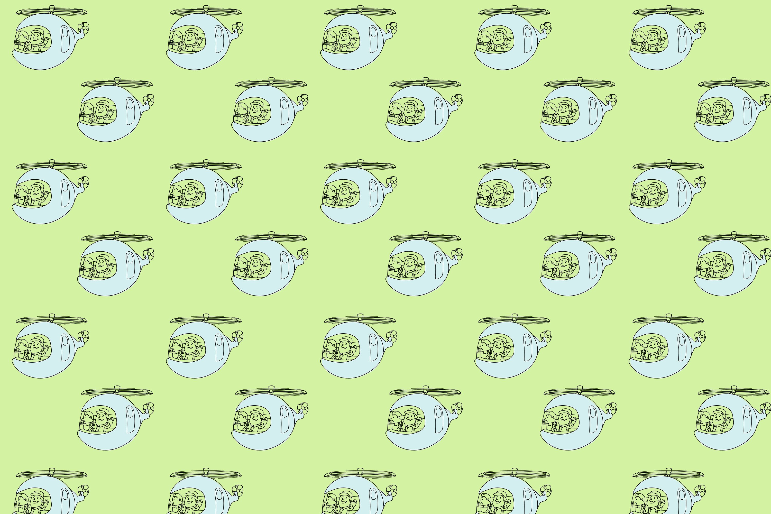 Green Digital Pattern - Chopper Pattern Graphic by Kashkash Design ...