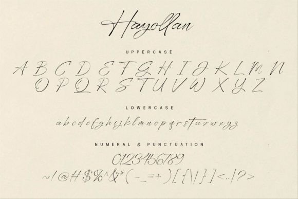 Hayollan Font - Preview 4