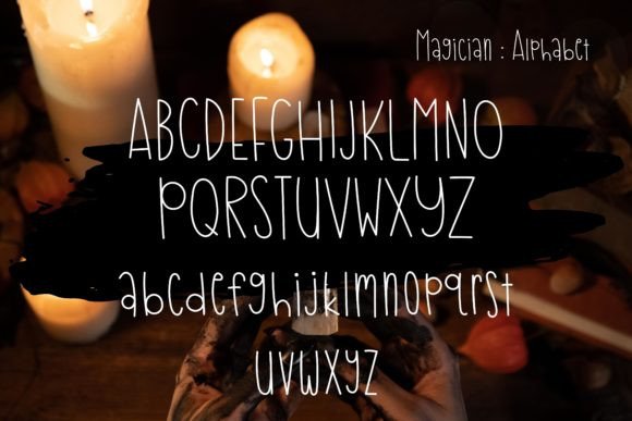 Magician Font PNG with transparent background - Preview 2