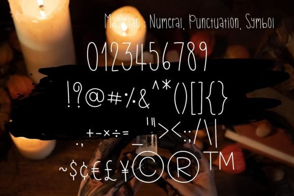Magician Font PNG with transparent background - Preview 3