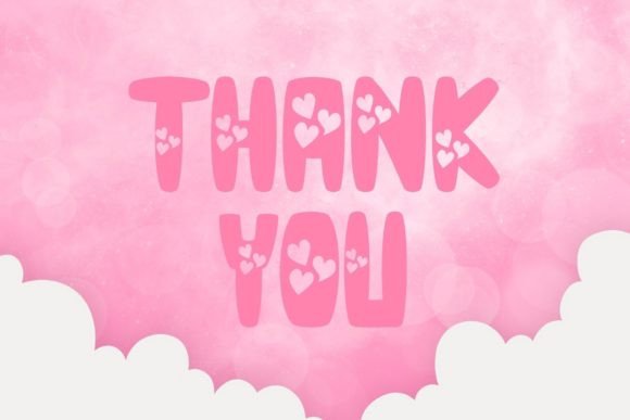 Many Heart Font PNG with transparent background - Preview 5
