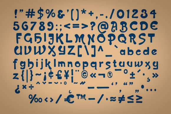 Mississippi Font PNG with transparent background - Preview 1