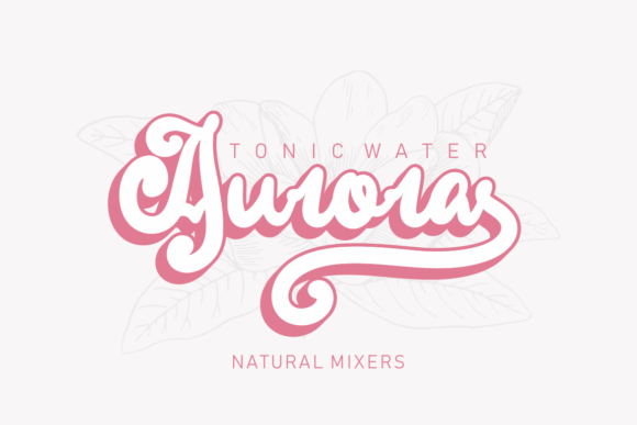 Mouly Feronica Font PNG with transparent background - Preview 3