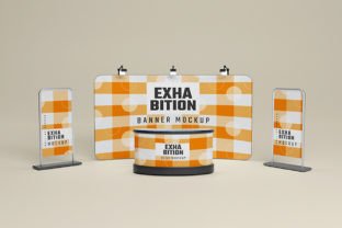 PSD Exhibition Stand Mockup Graphic by sujhonsharma · Creative Fabrica