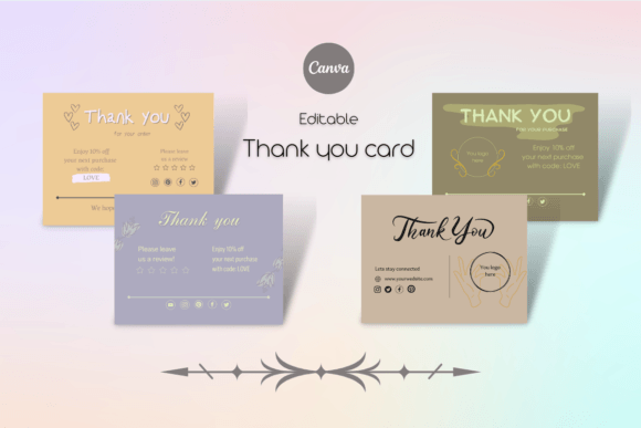 Thank You Card for Small Business |Canva