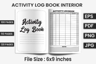 Activity Log Book | KDP Interior Graphic by CuttingLab · Creative Fabrica