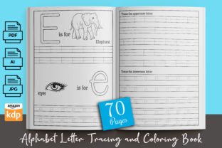 Alphabet Tracing and Coloring Book- KDP Graphic by MR Mamun Store ...