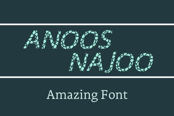 Anoos Najoo Font - Preview 2