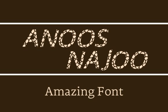 Anoos Najoo Font - Preview 3