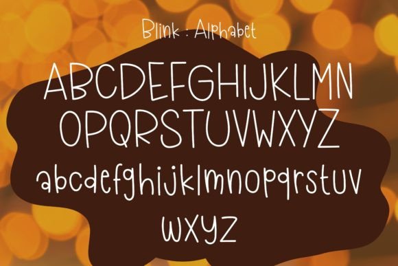Blink Font - Preview 2
