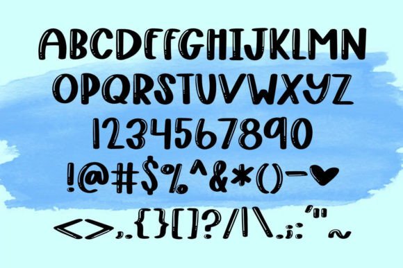 Boat Waves Font - Preview 3